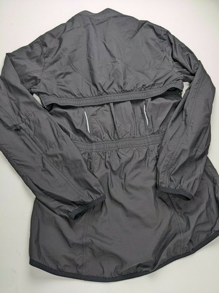 VSX Victoria Secret Sport Womens Black zip up Running Jacket S Removable Sleeve - Picture 3 of 12